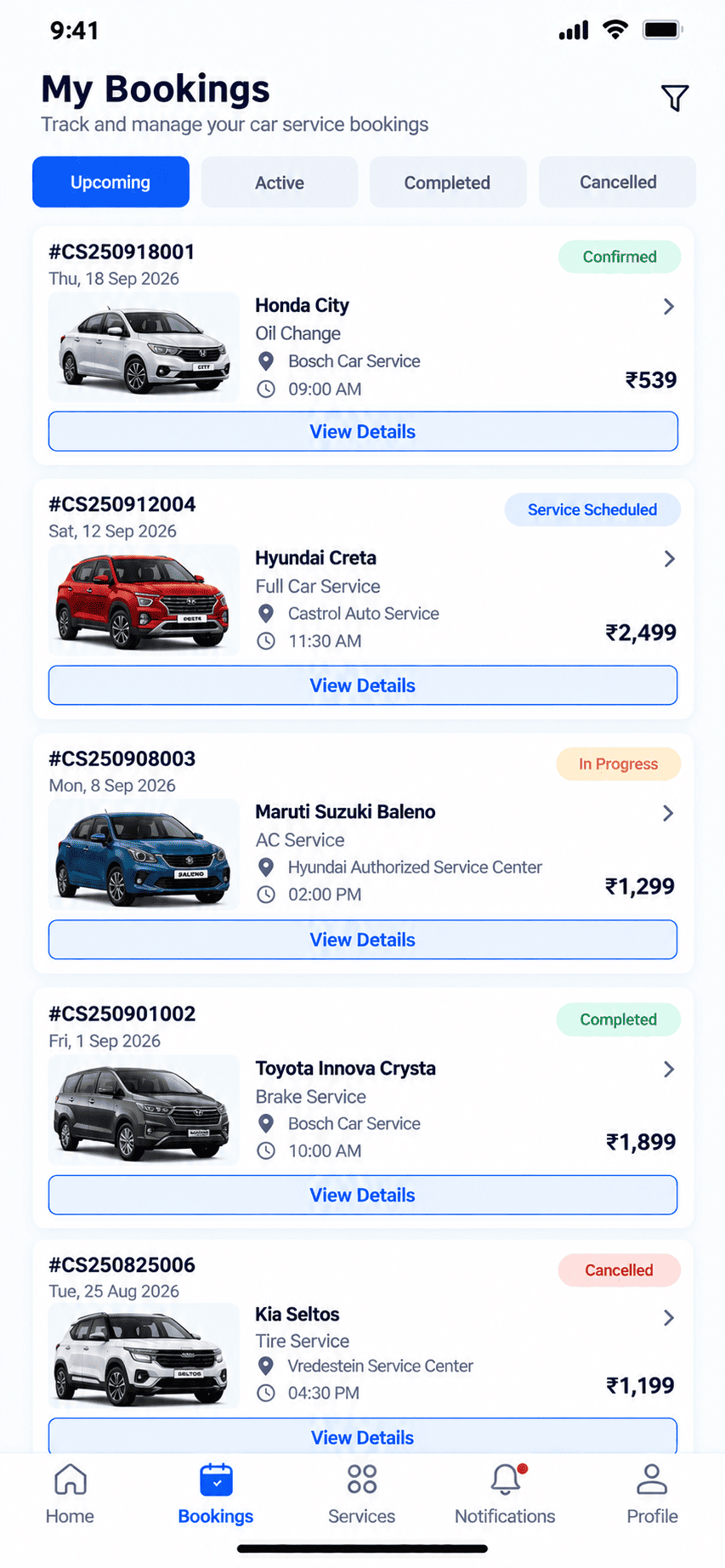 Driver Valet Pickup GPS Tracking